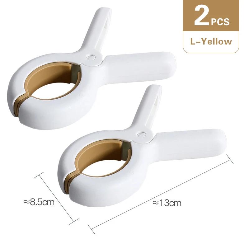 Large Beach Towel Clips Plastic Strong Windproof Clothes Pegs Quilt Hanging Clip Reusable Non-slip Fixed Drying Clothespin