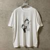 Detective Conan UT Haidong Kid Conan T-shirt White From Japanese Anime Summer New Men's and Women's Streetwear