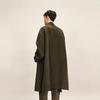 CROQUIS Men's 2025 Winter H-Lapel Long Wool Blend Coat