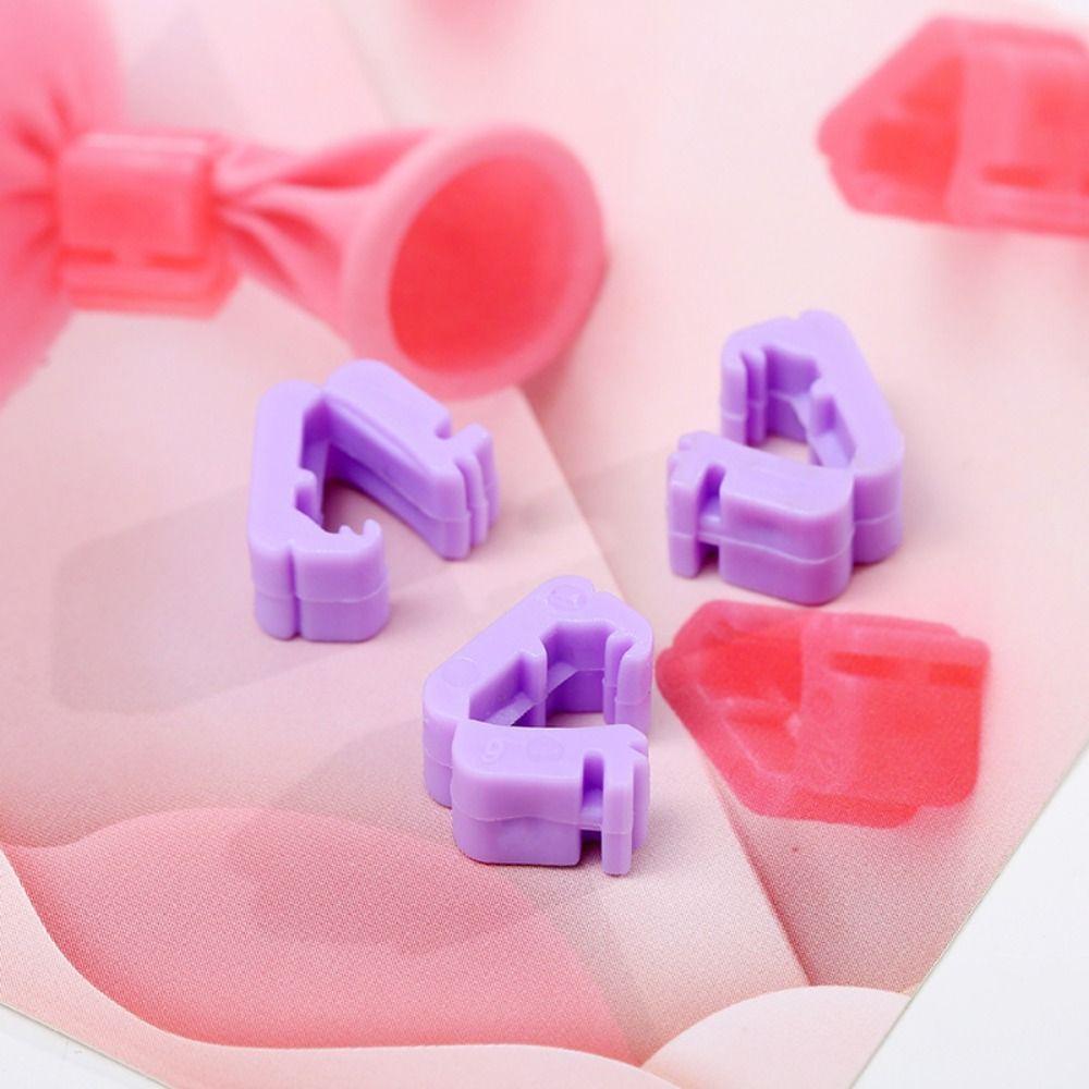 100pcs Colorful Balloon Clamps Plastic Material Balloon Decoration Accessories Wedding