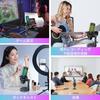 [2025 New Evolution] USB Gaming Condenser Microphone, Desktop, One-Tap Mute, Unidirectional & Omnidirectional Switching, Stepless Gain Adjustment, Noi