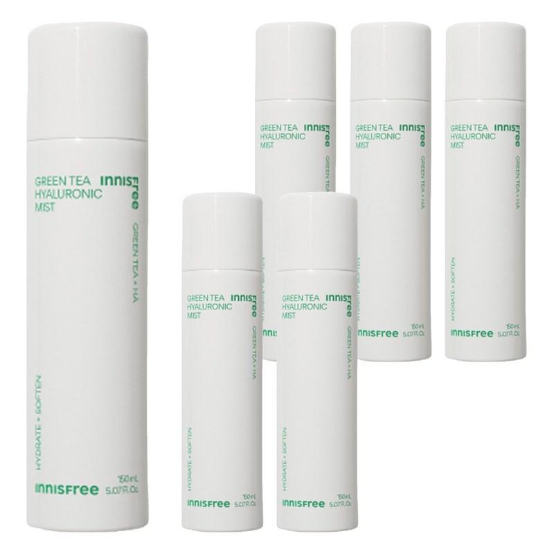 Innisfree Green Tea Hyaluronic Acid Mist, 150ml, 6 pcs