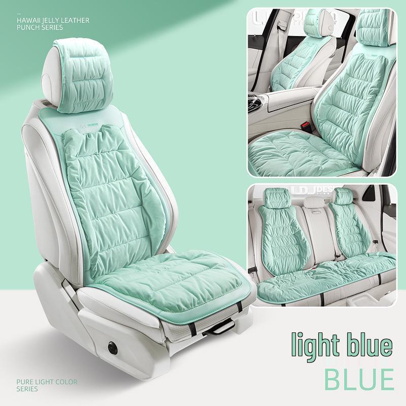 Winter Minimalist Plush Car Seat Cushion - Thickened for Warmth