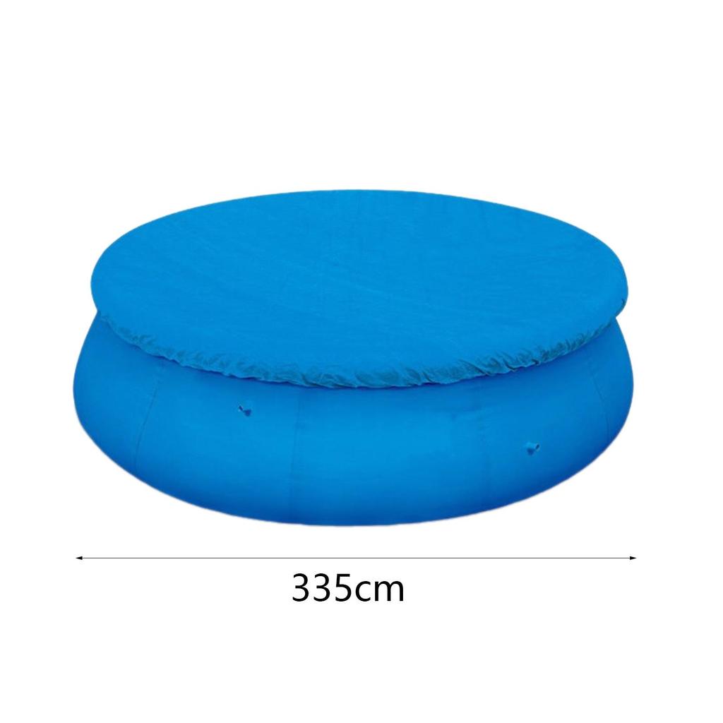 Round Pool Cover PE Round Inflatable Swimming Pool Cover for Outdoor Paddling Garden Swimming Pool Cover Family Pool Cover