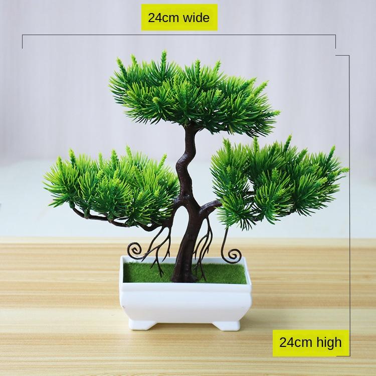 Artificial Plants DIY Simple Bonsai Small Tree Fake Plants Fake Flowers Potted Ornaments Bathroom Home Decor Hotel Garden Decor