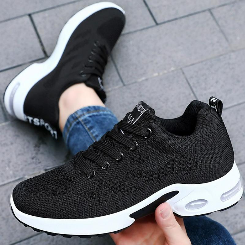 Women'S Shoes Platform Sneakers Mesh Outdoor Running Shoes Chunky Lightweight Women Casual Shoes Luxury White Vulcanized Shoe