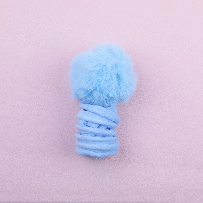 Self-Amusement Swinging Rabbit Fur Ball Cat Teaser Toy