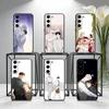BL Manhwa R-Rosen Und Champagner Handyhülle Für Samsung Galaxy A73,A72,A71,A70,A53,A52,A51,Andere Weiche Schwarze Hülle