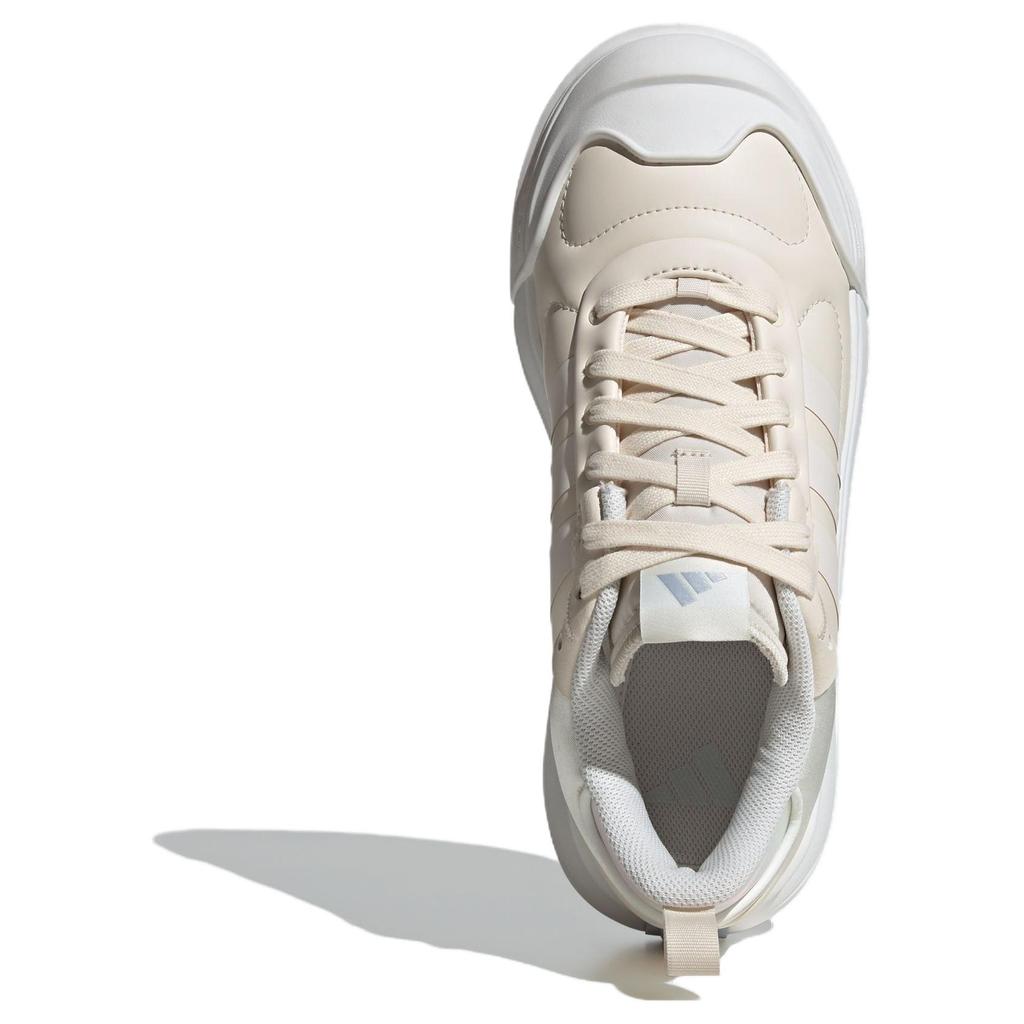 New Adidas MAXXCOURT SPW Cushioning Wear Resistant Low Top Tennis Shoes Women's Ecru JI2509