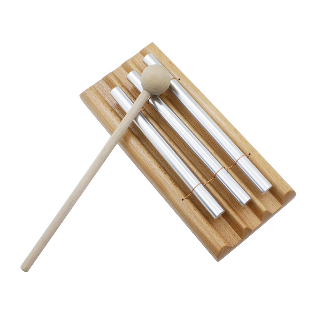 Meditation Trios Chime, Chime 3 Tones Trios Chime Bells Hand Percussion Chimes for Prayer Meditation Teacher Classroom