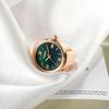 Creative  Punk Dial Quartz Watches Rings For Women Men Couples Mini Elastic Strap Alloy Watch Finger Ring Jewelry