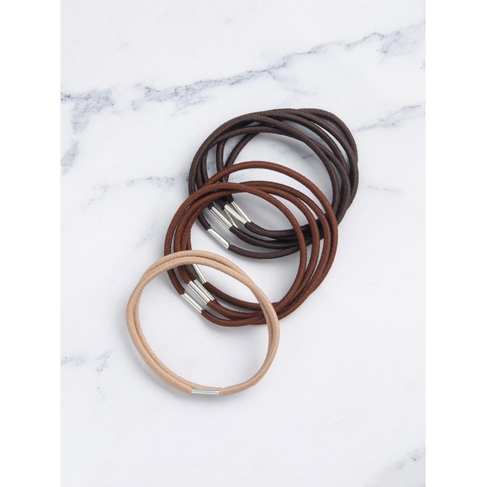 Daiso Dünne Spitzen Haar Gummiband 11er Pack