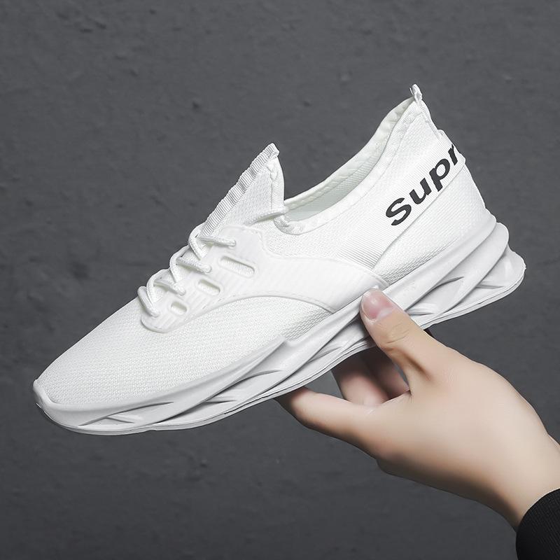 Blade Men's Shoes Spring and Autumn Sports Shoes Men's Lightweight Casual Shoes Men's Cloth Shoes Flying Woven Running Shoes Men