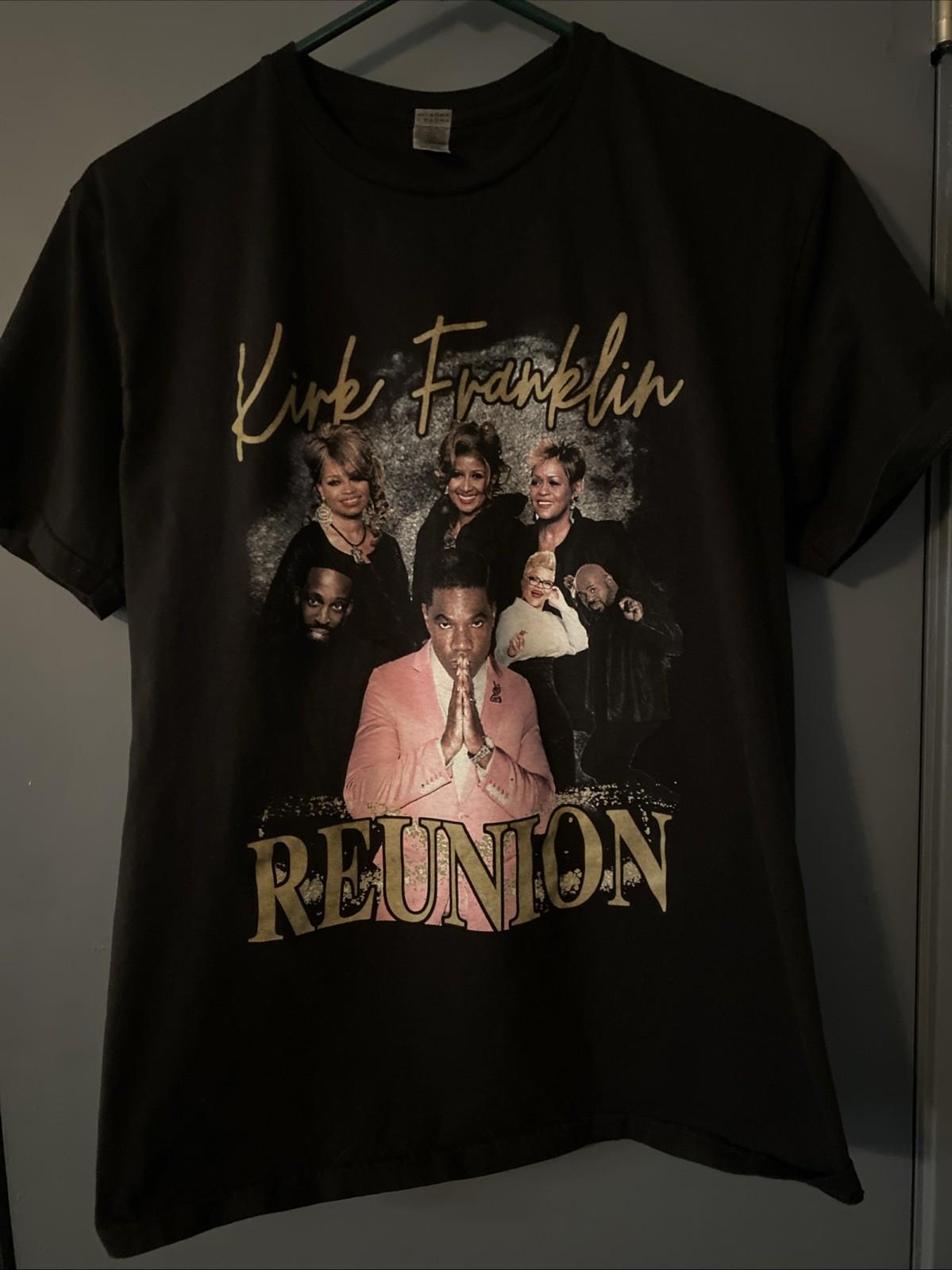 Kirk Franklin Reunion The Reunion Tour Black T-Shirt Size Medium FREE SHIPPING S
