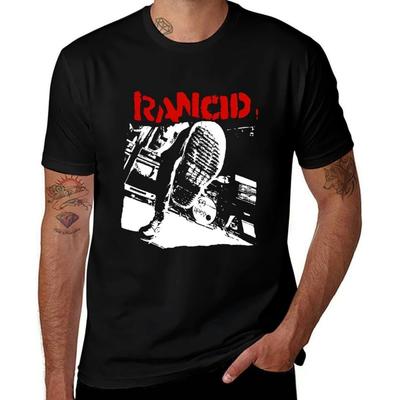 Hokiis Heren T-shirt Rancid Korte Mouw Tee Katoen Nieuwigheid T-shirt Onderhemden(10)
