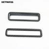 Head Light Lamp Switch Cover Trim For Nissan X-trail Xtrail Rogue T33 Qashqai J12 -2024 2025 Carbon Fiber Car Accessories