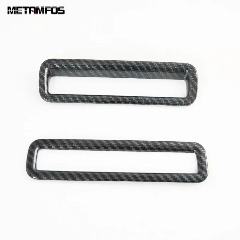 Head Light Lamp Switch Cover Trim For Nissan X-trail Xtrail Rogue T33 Qashqai J12 -2024 2025 Carbon Fiber Car Accessories