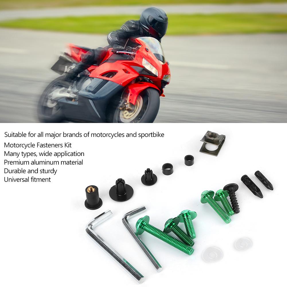 Sada upevňovacích prvků pro motocykl Kapotáž   Šrouby a matice pro upínání boxů Pasuje na