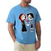 Interesting Cartoon Emo T Shirt Harajuku Short Sleeve T-shirt 100% Cotton Graphics Tshirt Tops