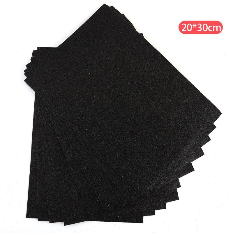 10pc Flash Thick Sponge Paper With Adhesive Rubber Glitter Powder EVA Foam Paper Diy Kid Creative Paper Craft Scrapbooking Decor