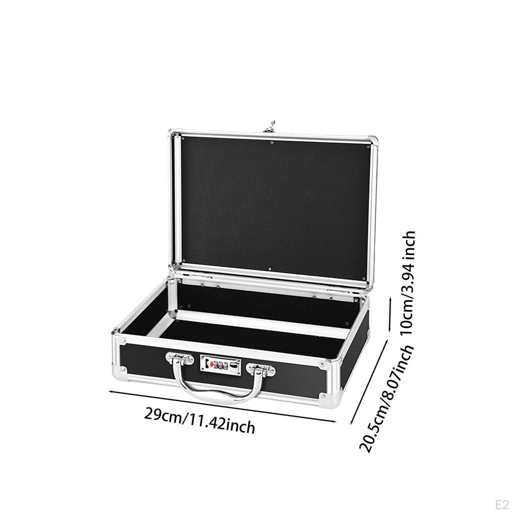 Pouzdro z hliníkové slitiny, které se nosí doma s organizérem zámku, přenosný nástroj pro cestování venku