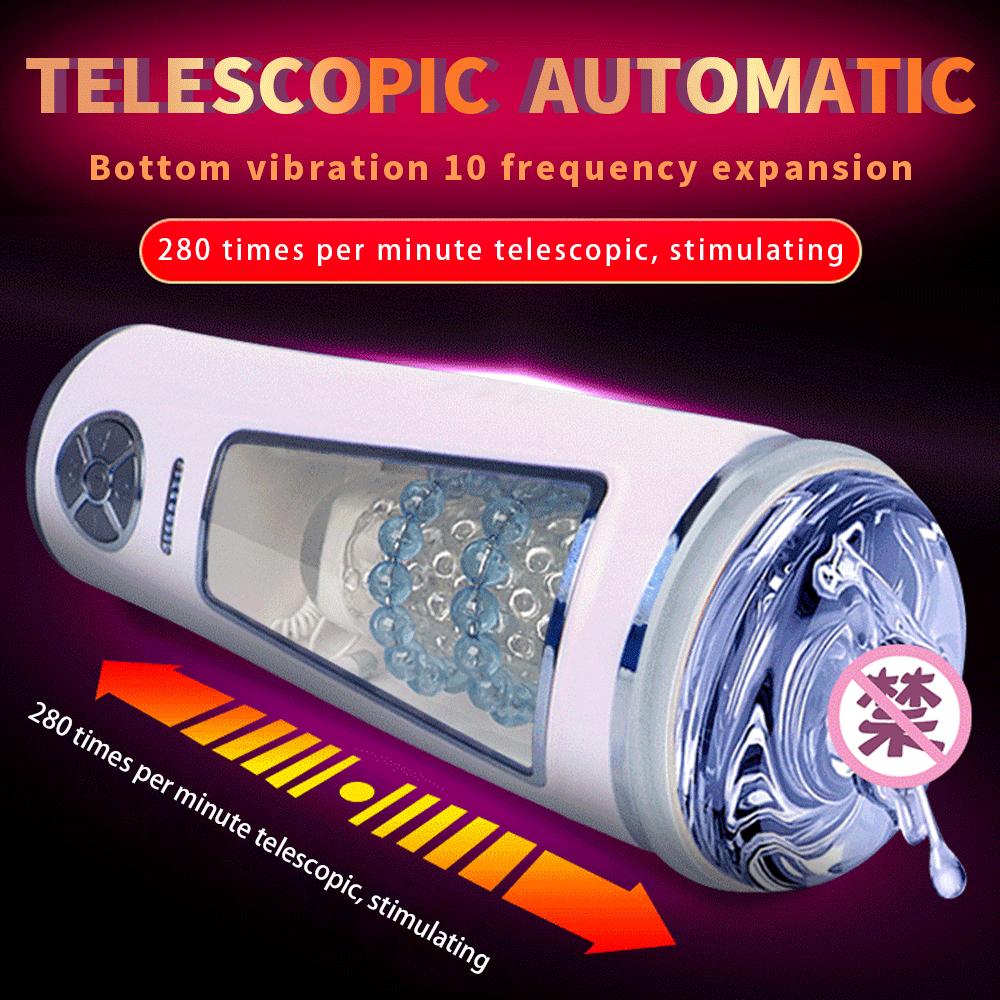 Automatic Rotation Masturbator For Men Piston Retractable Penis Vibrators Sex Toys for Men Oral Blowjob Real Vagina Sex
