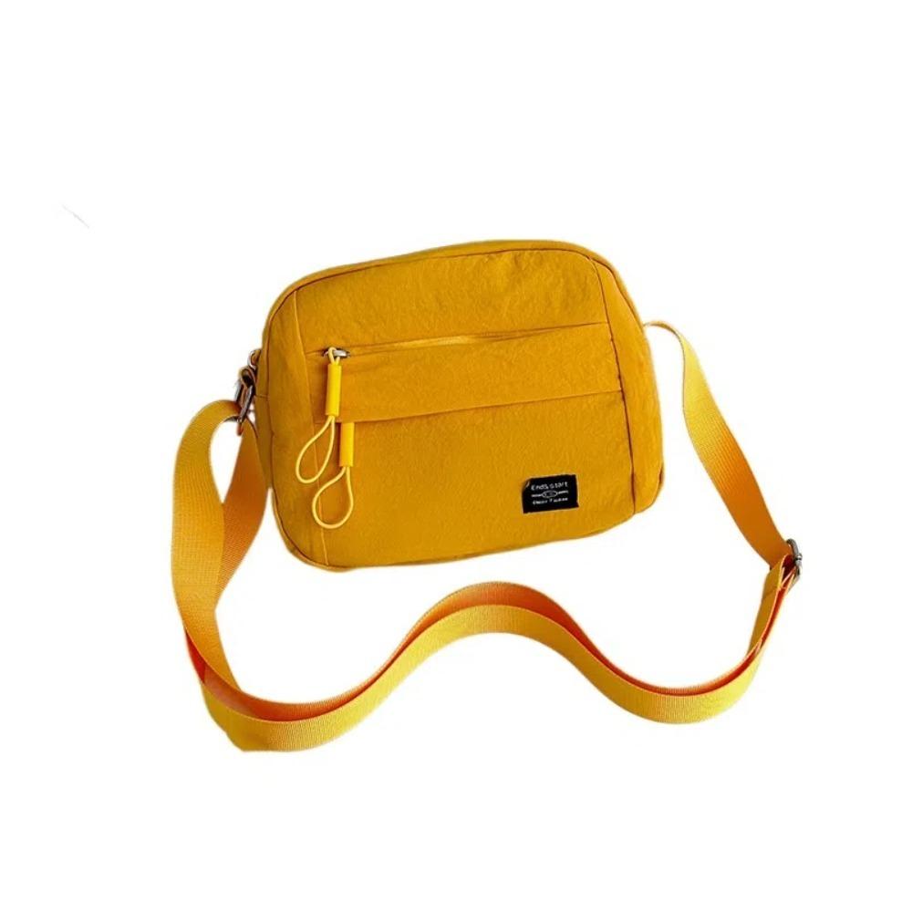 All-match Square Phone Pouch Large Capacity Canvas Crossbody Bag Sports Shoulder Bag  Boys