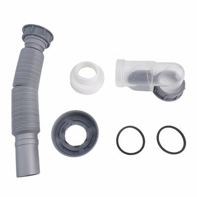 Kitchen Sink Drain Hose Set Stop Valve Filter Design