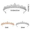 Classical Rhinestone Headband Zircon Princess Crown Fashion Wedding Crown  Wedding