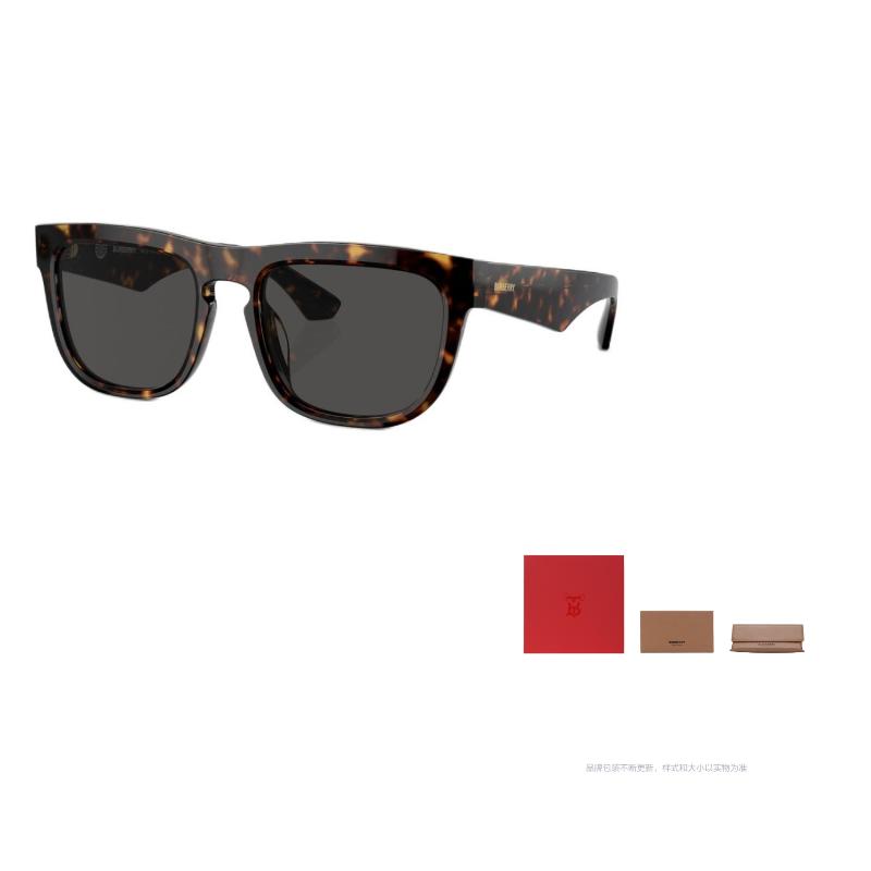 

Burberry Brand Logo Acetate Square Sunglasses Men s Tortoiseshell 56