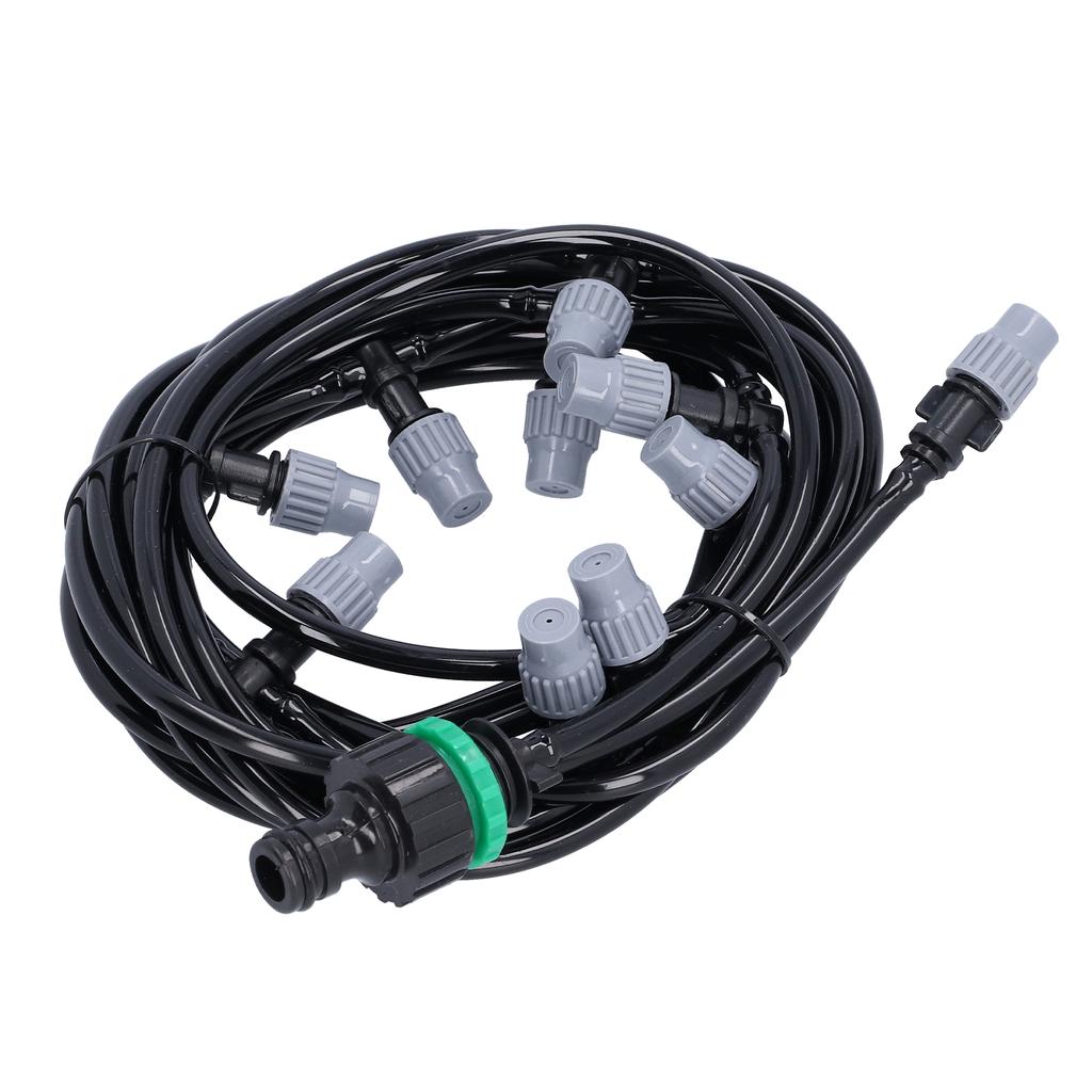 10m   32.8ft 4 7 Irrigation Hose with 10 Misting Sprayer Nozzles Garden Greenhouse Terrace Watering System