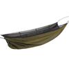 Camping Single Hammock Portable Outdoor AntiMosquito Hammock Camping Hiking Backpacking Survival(Dark Green )