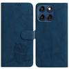 8-Color Owl Embossed Pattern Flip Card Design Wallet Case for TCL 40 XL/40R/40X/40SE.TCL 403/405/406/408