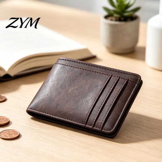 Stylish Pocket Accessory for Men Slim Card Holder Men, Minimalist Credit with ID Window, Business Organizer Work And Travel Multiple Slots,