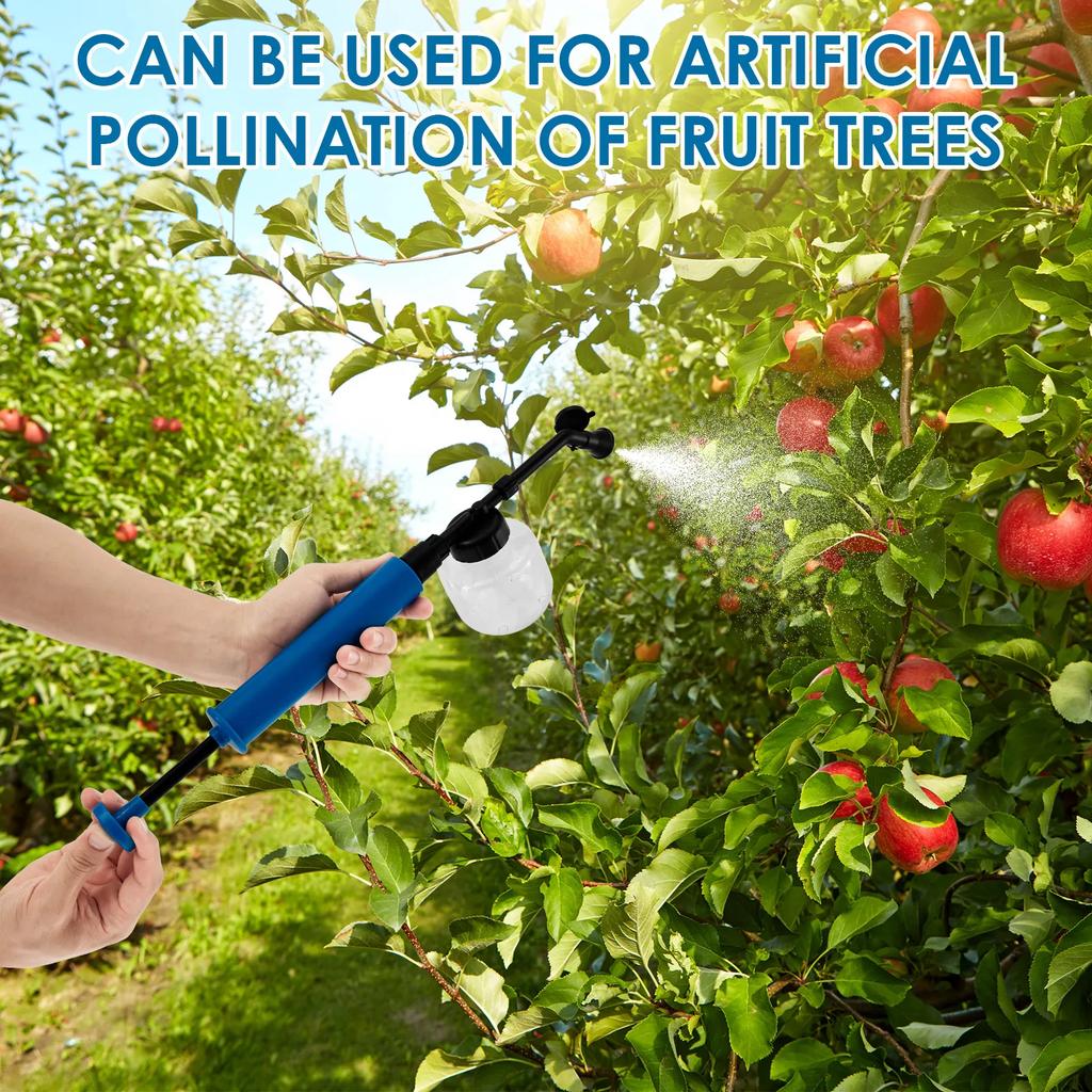 Garden Sprayer Plastic Diatomite Powder Sprayer High Pressure Air Pump Manual Powder Applicator Dispenser Yard Agriculture Tools