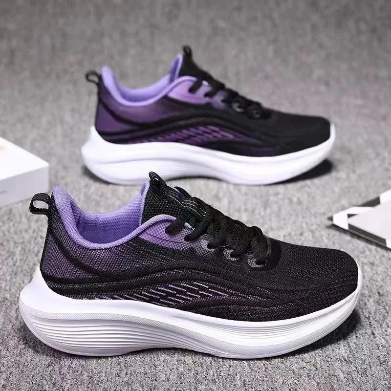 Summer Mesh Breathability Sneakers for Women Lightweight Anti-slip Platform Hiking Shoes Tennis Athletic Shoe Running Shoe Mujer