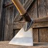 All-Steel Weeding & Cultivating Hoe Triangular Blade Multi-Purpose Farming Hoe Versatile 2-In-1 Use for Soil Tilling & Ridging