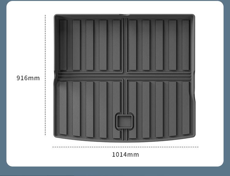 Custom TPE Trunk and Floor Mats for 25 Volkswagen Tayron L Models - Durable and Wear-Resistant
