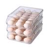 Automatic Carton with Lid Organizer Multi-Layer Egg Tray Holder Clear for Kitchen