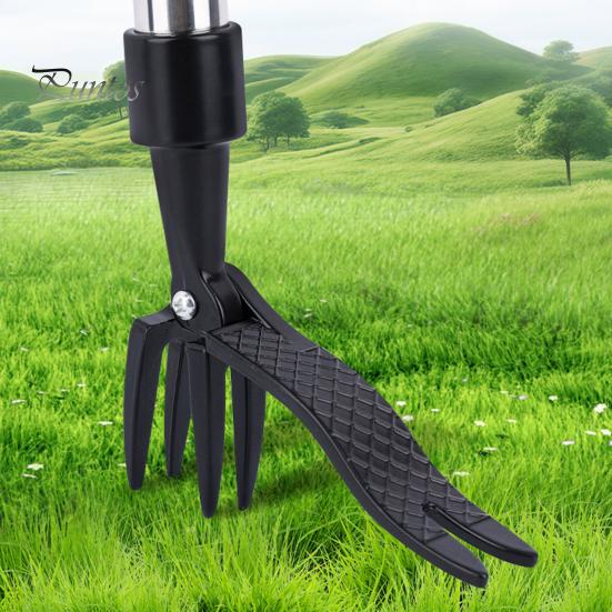 Detachable Weed Puller Set Stand Up Weeding Tool Metal Heavy Duty Weed Remover with Long Handle And Claw for Gardens Lawns