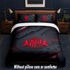 Set Biancheria da Letto Design Calcio Sunderland 1 Copripiumino + 2 Federe Morbido Traspirante Biancheria da Letto per la Casa