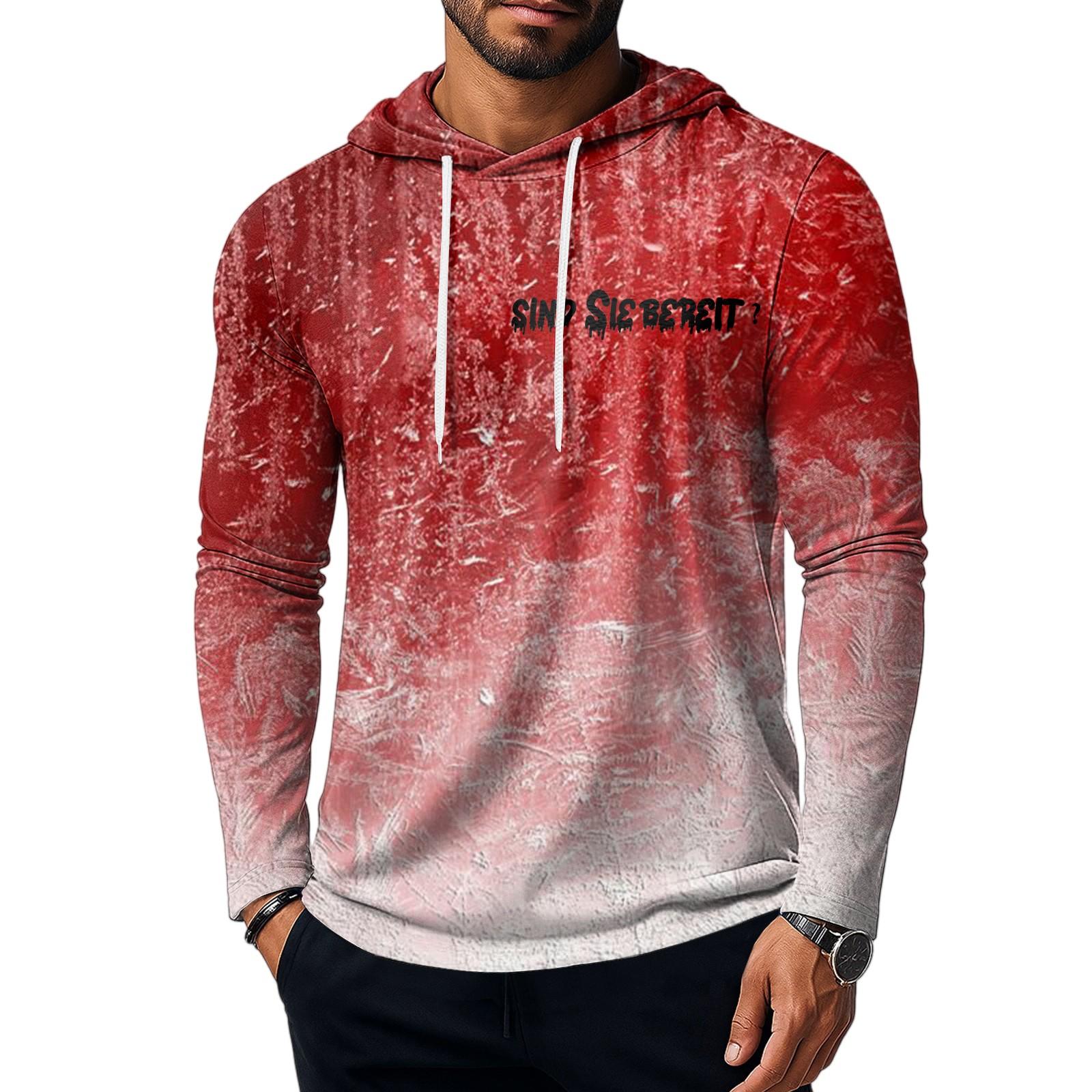 

Мужская толстовка с коротким рукавом, хлопковая толстовка с капюшоном, легкая толстовка, худи, пуловер XXL красный