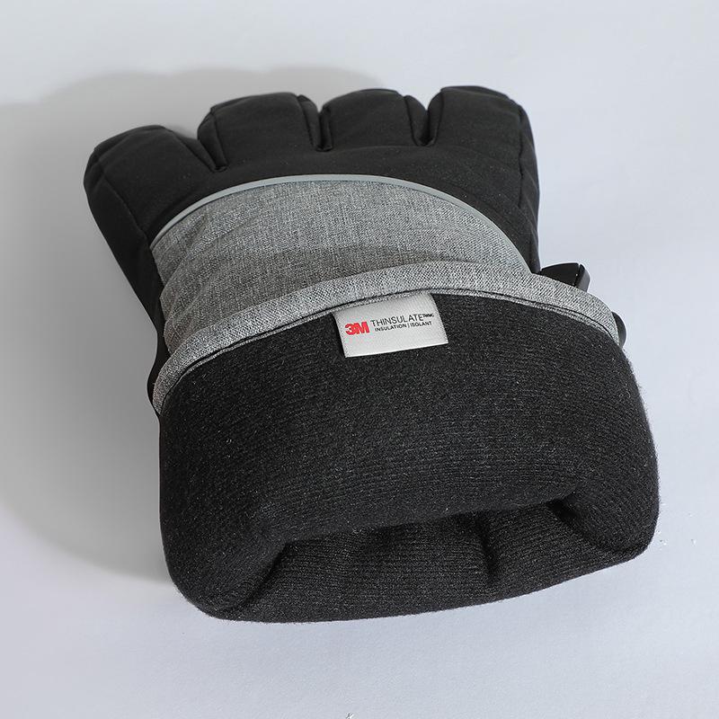 Electric Heated Winter Gloves with Touchscreen Compatibility - Warm Fleece Lined for Cycling, Skiing, and Outdoor Activities
