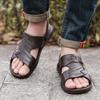 Non Slip Sandals for Men Wearing Thick Soled Waterproof Beach Shoes Outdoors In Summer Middle-aged Men's Slippers