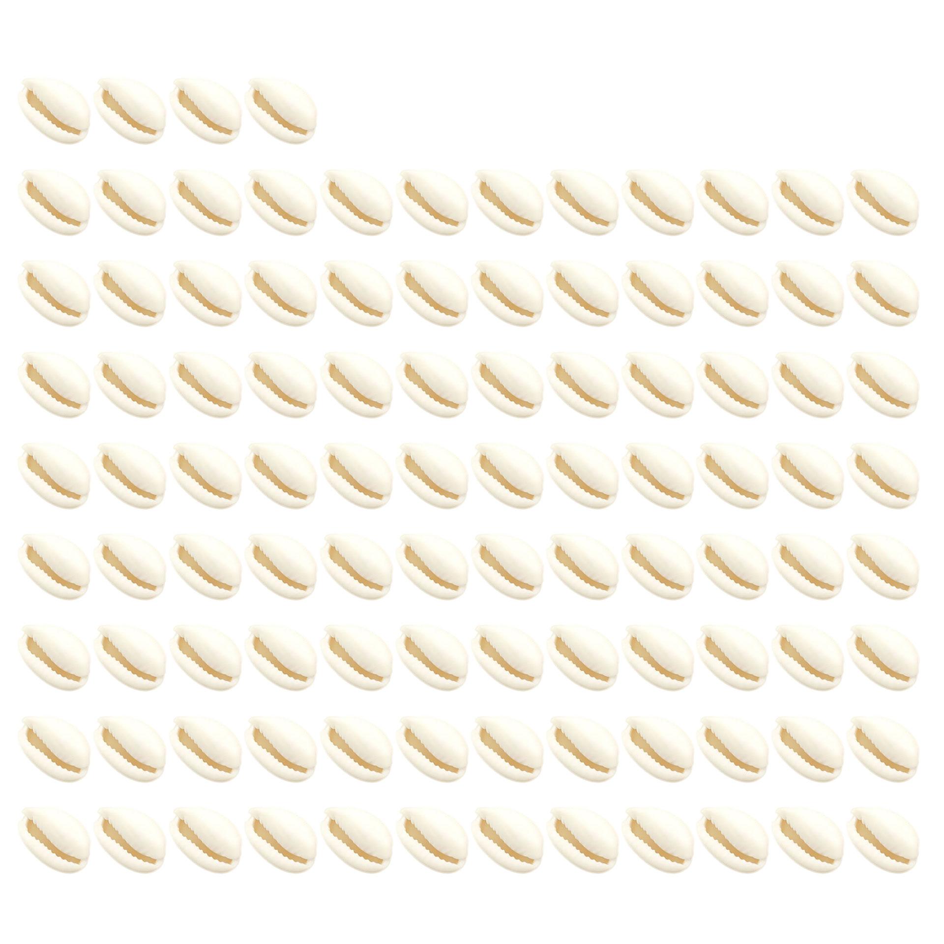 

Pack of 100 Natural Seashells Charm Sea Shell Accessories for Handmade Bracelets and Necklaces Jewelry Components 1