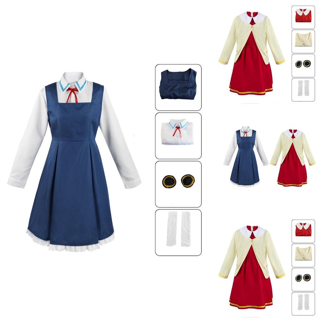 Spy×family Anya Forger Cosplay Costume Set For Adults And Kids Perfect For Halloween And Comic Con