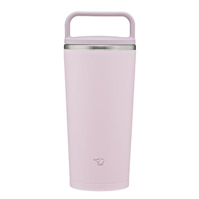 Zojirushi Mahobin Carry Tumbler Water Bottle 300ml Handle Type Dishwasher Safe Seamless Only 2 Care Points Powder Pink SX-JS30-PM