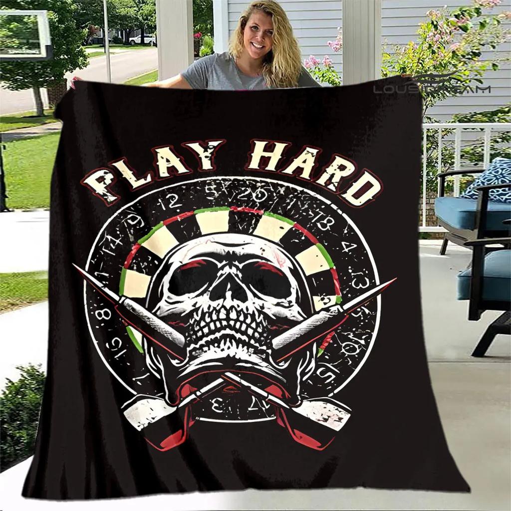 Sports dart target printing blanket warming Warm Pretty Flannel Soft Comfortable Home Travel Blanket