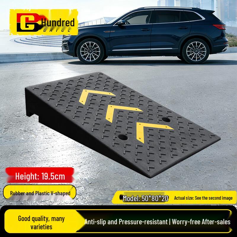 Rubber Car Curb Ramp Mat