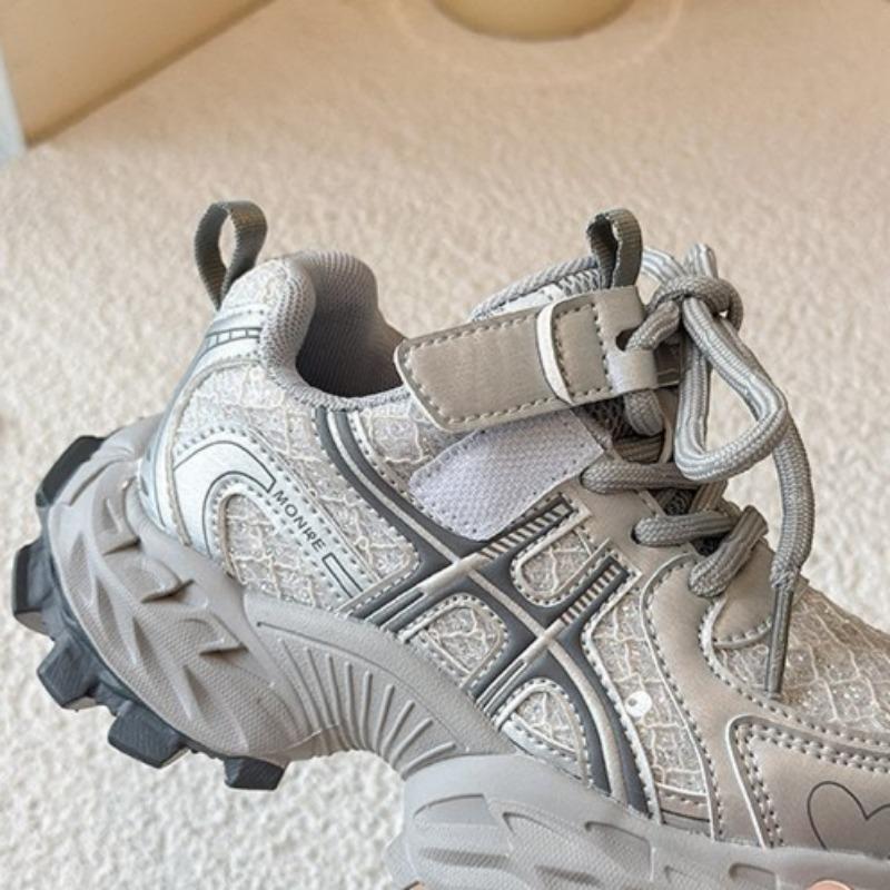 Children's Breathable Sports Shoes Girls' Mesh Casual Shoes Students' Lightweight Running Shoes